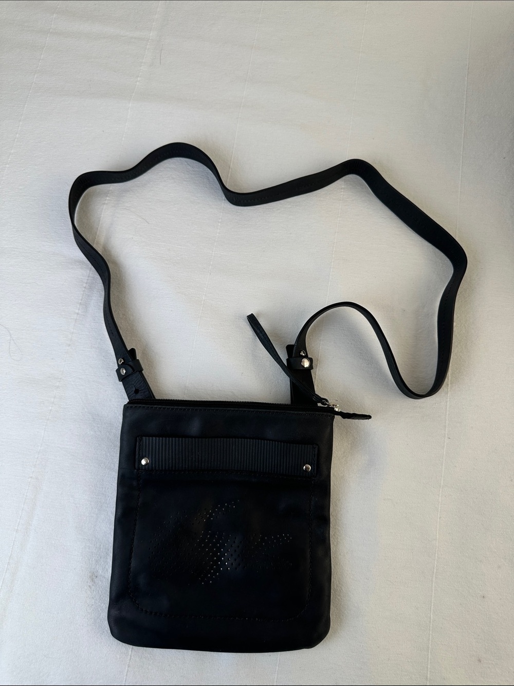 Lacoste Black Mini Crossbody Bag
